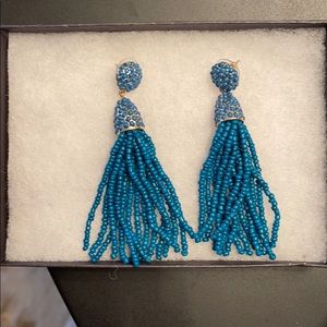 BaubleBar turquoise beaded earrings